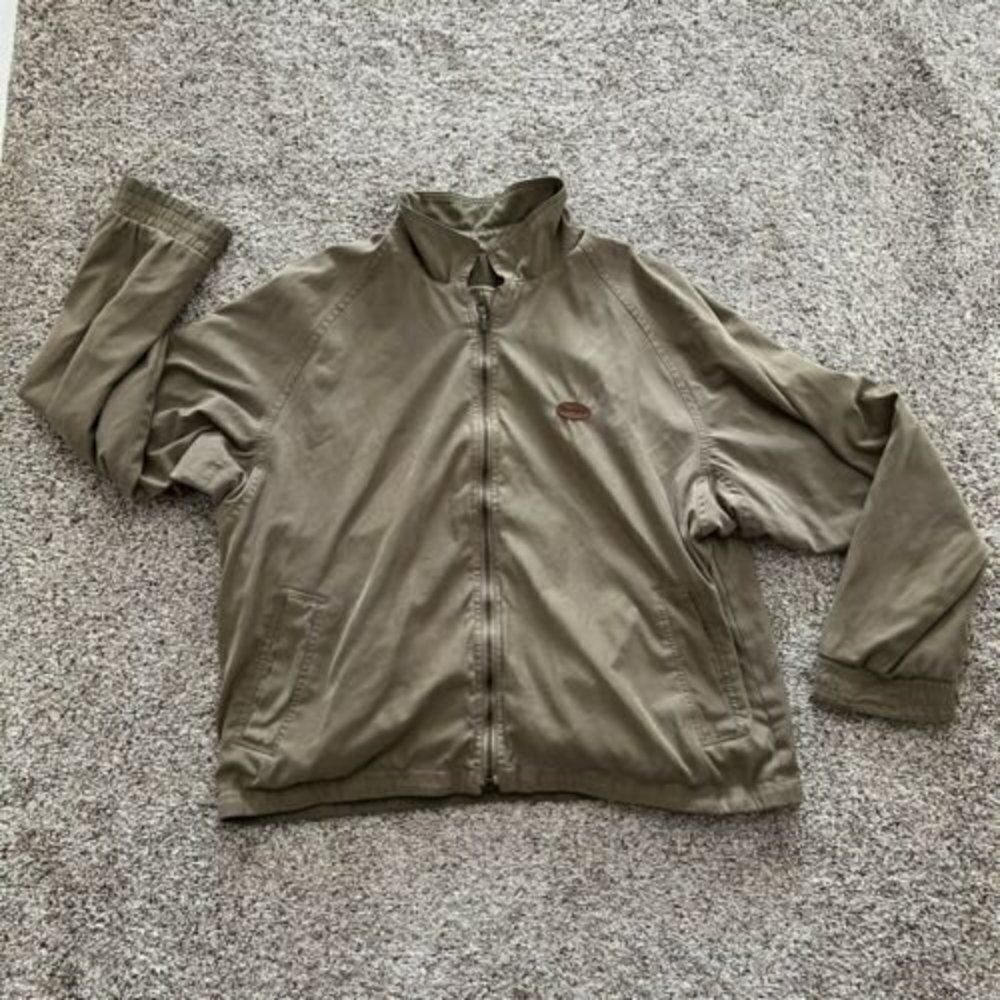 Browning Light-Weight Reversible Jacket Men's Large Green And Tan